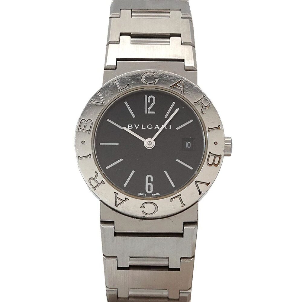BVLGARI BB26SS Women's Watch Black Quartz